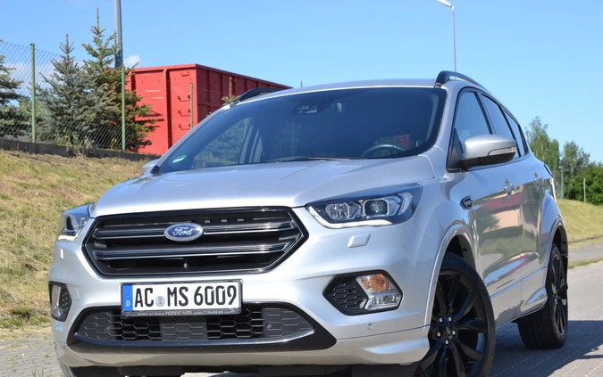 Ford Kuga cena 77900 przebieg: 218584, rok produkcji 2018 z Iława małe 742